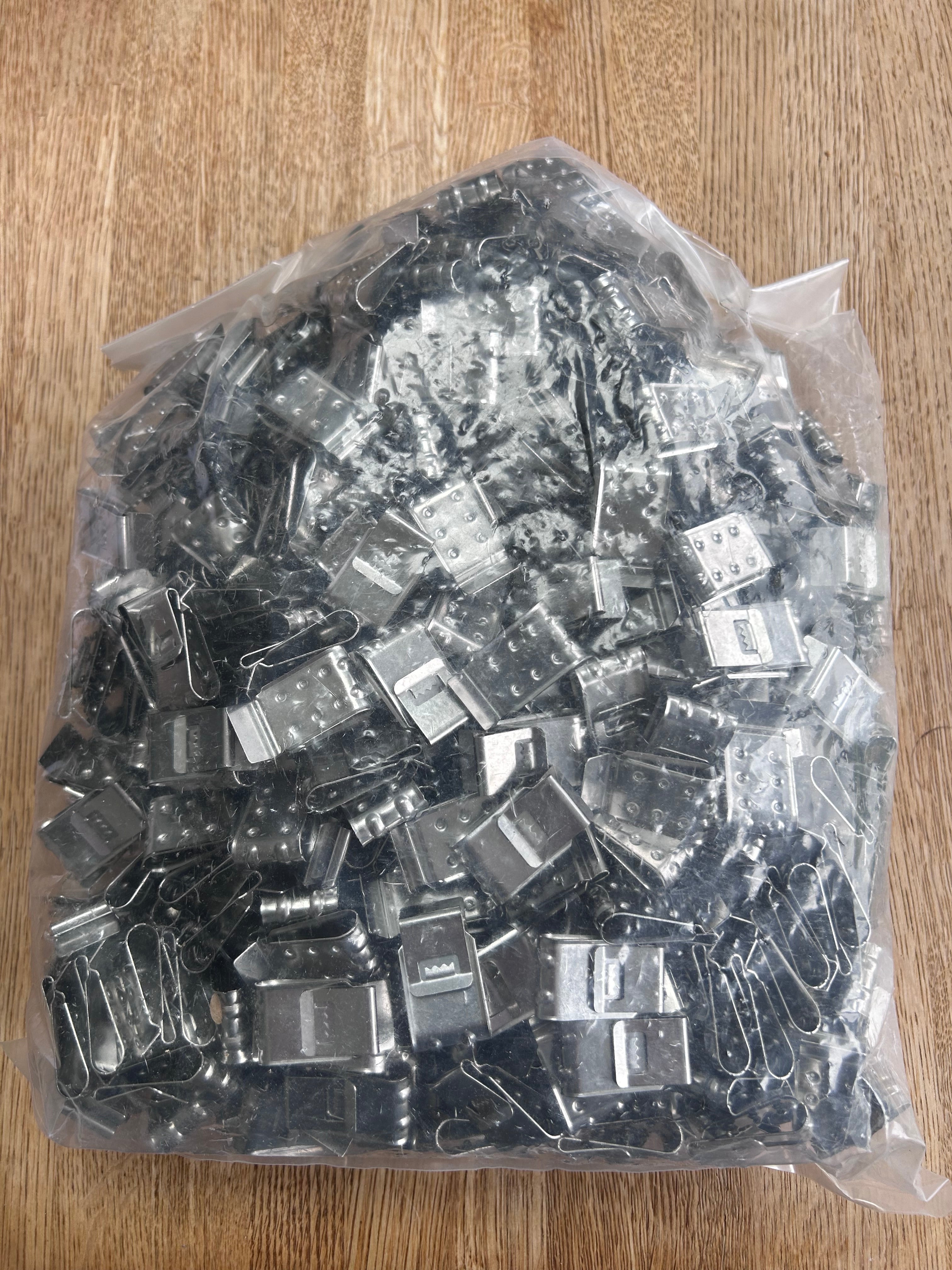 100x Solar cable clips-4 cables 4-10mm- Stainless Steel
